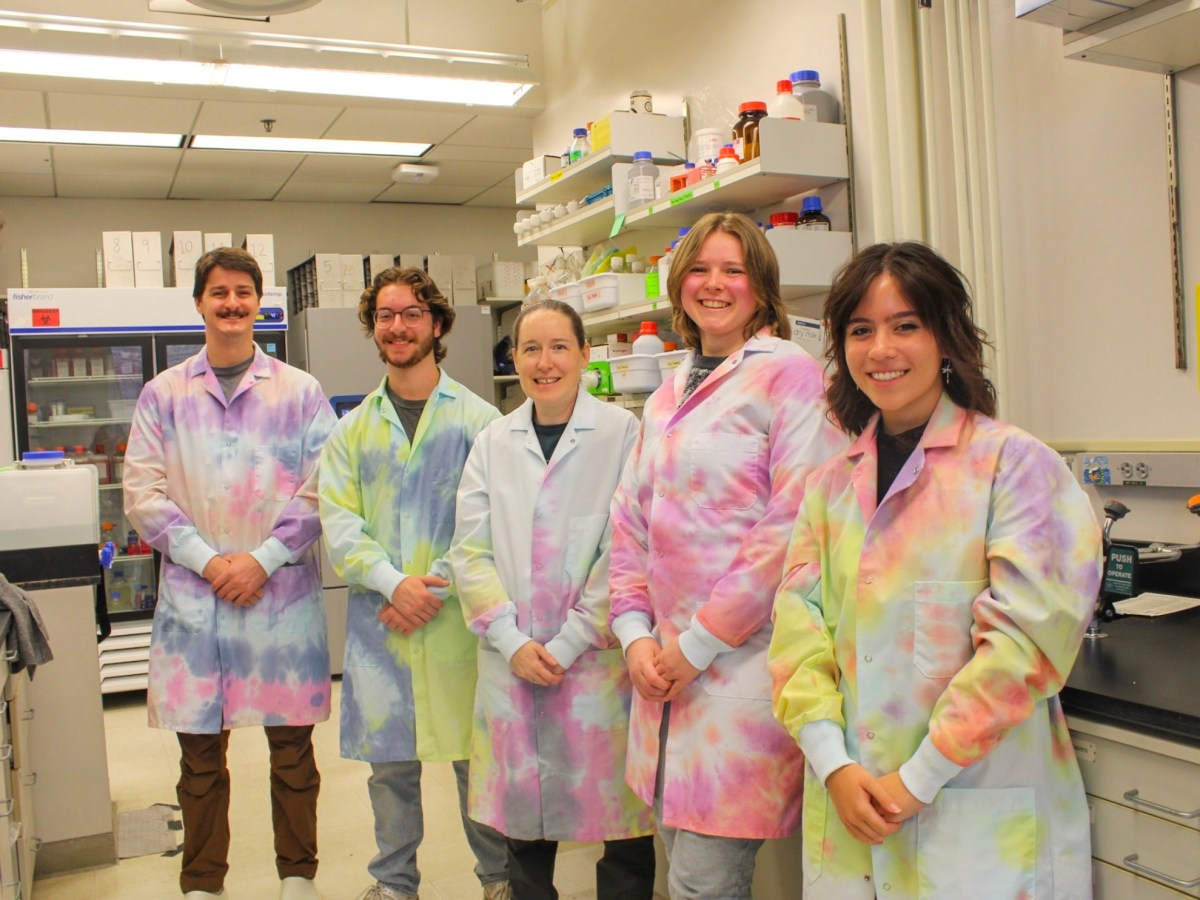 Tie-Dying Lab Coats